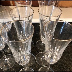 2 Waterford champagne flutes